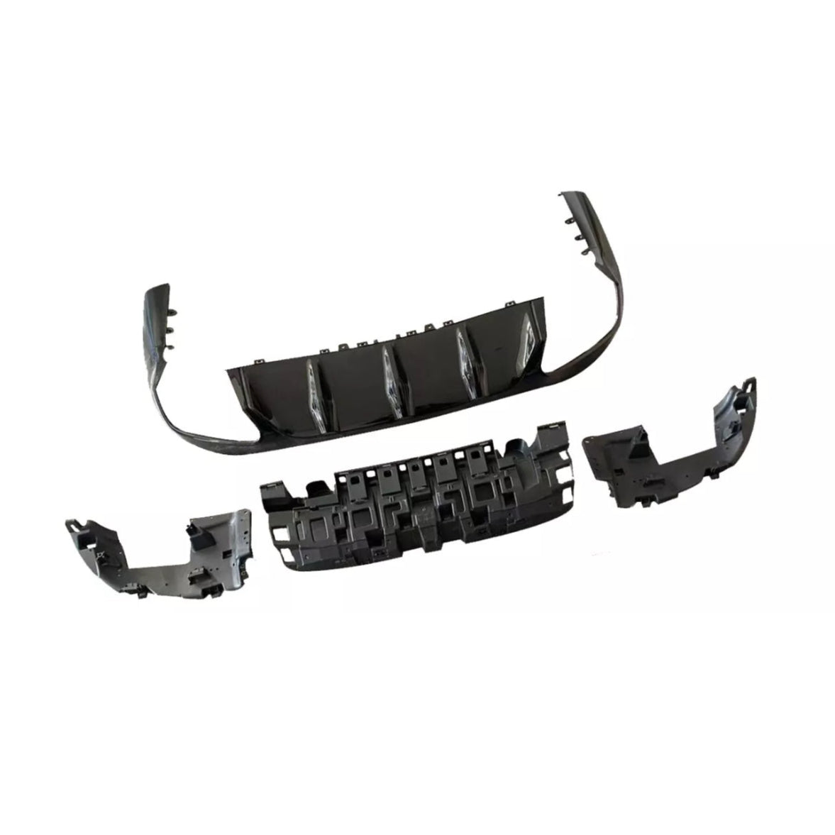 E Class - C238 Coupe: Black Rear Diffuser 16-20