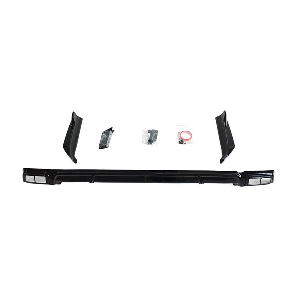 ford transit custom mk2 gloss black rear diffuser 24