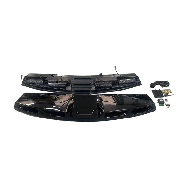 defender 90 110 l663 gloss black led roof light bar 20