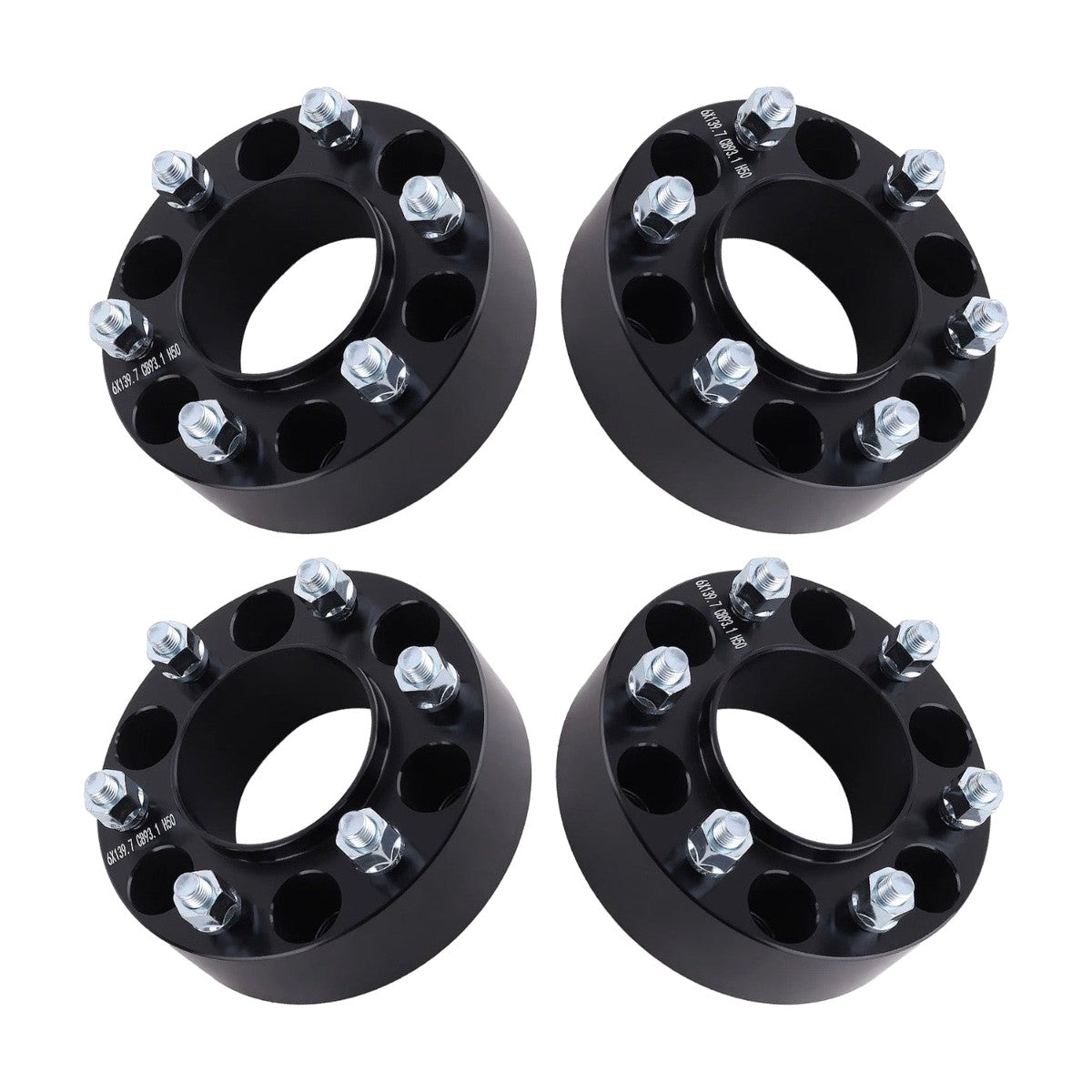x class w470 50mm black wheel spacers bolts