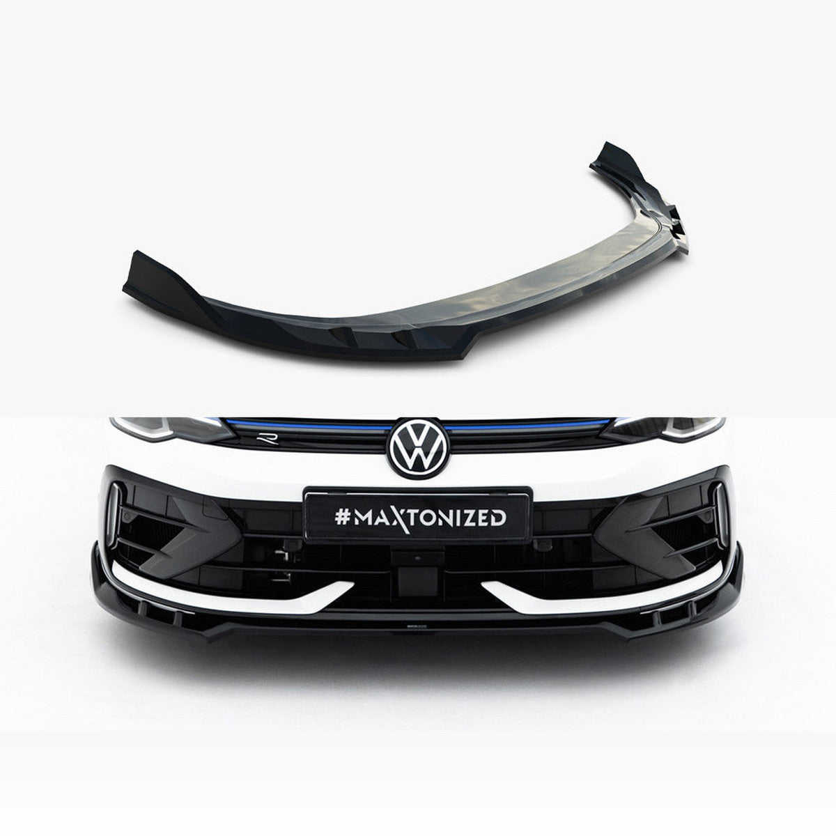 vw golf r variant mk8 facelift maxton front splitter v1