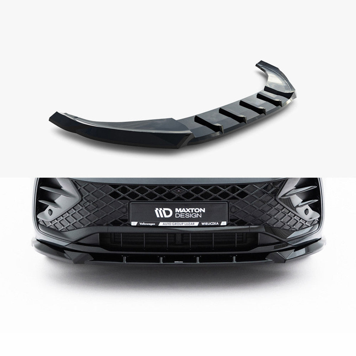 vw tiguan r line mk3 maxton front splitter v1
