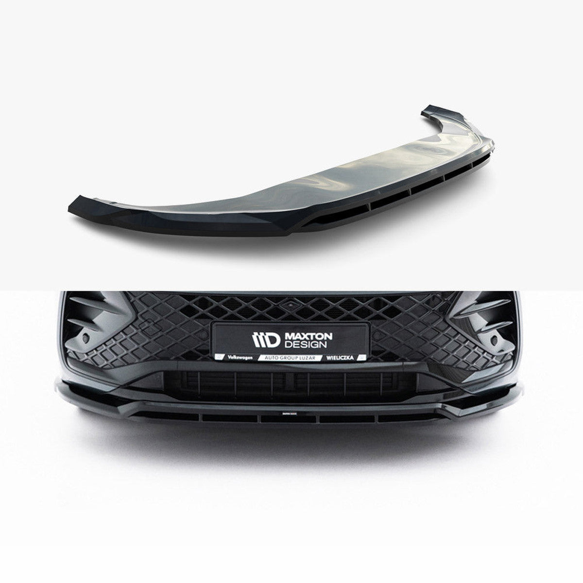 vw tiguan r line mk3 maxton front splitter v2