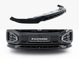 vw touareg r line mk3 facelift maxton front splitter