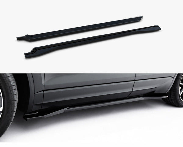 vw touareg r line mk3 facelift maxton side skirts
