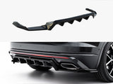 vw touareg r line mk3 facelift maxton rear splitter vertical bars