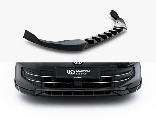 vw golf mk8 facelift maxton front splitter v1