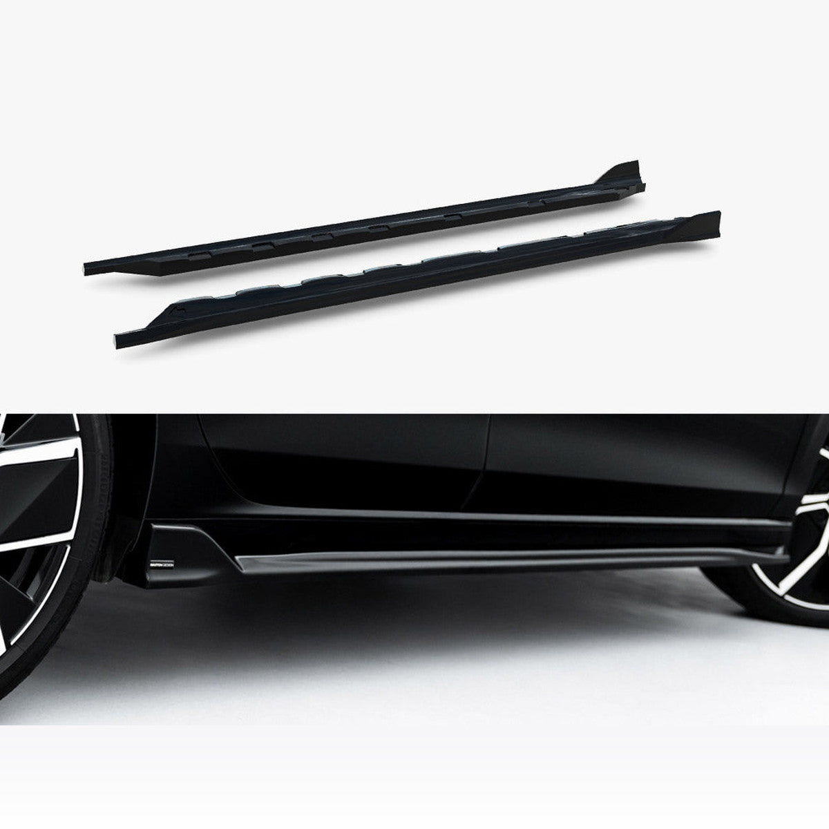 vw golf mk8 facelift maxton side skirts