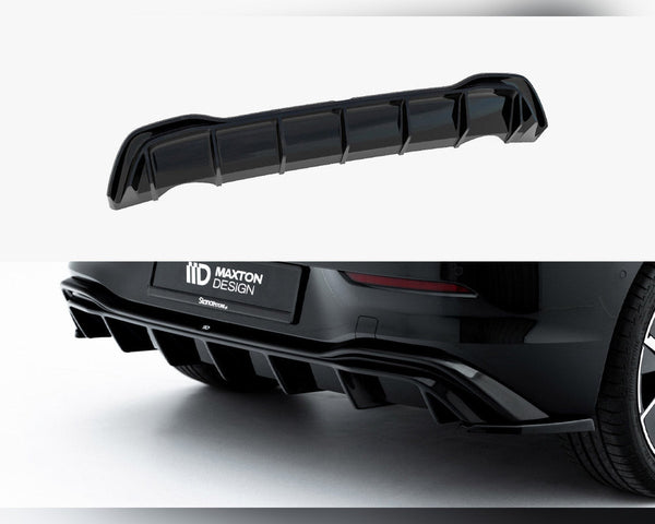 vw golf mk8 facelift maxton rear diffuser