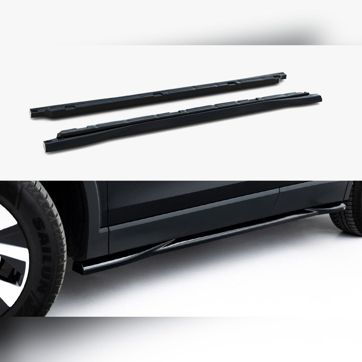 vw tiguan mk3 maxton side skirts