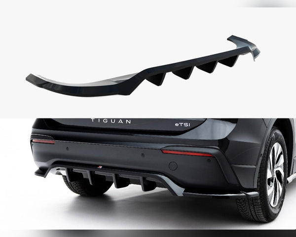 vw tiguan mk3 maxton rear splitter vertical bars