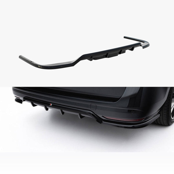 vw multivan long t7 maxton rear splitter vertical bars