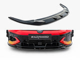 vw golf gti clubsport mk8 facelift maxton front splitter v1