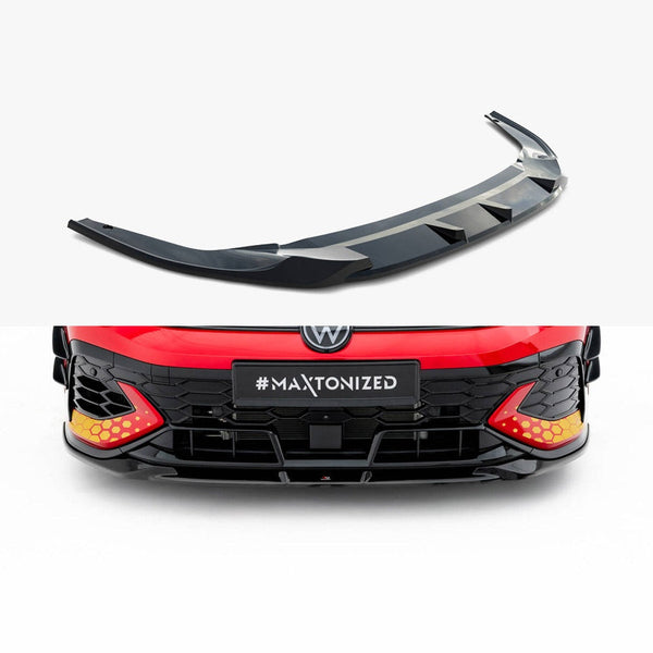 vw golf gti clubsport mk8 facelift maxton front splitter v1