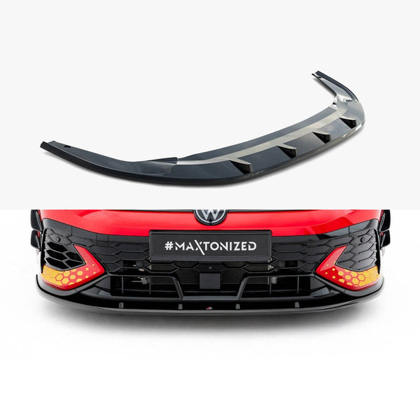 vw golf gti clubsport mk8 facelift maxton front splitter v2