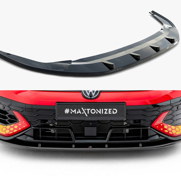 VW - Golf GTI Clubsport MK8 Facelift: Maxton Front Splitter V2
