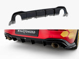 vw golf gti clubsport mk8 facelift maxton rear diffuser