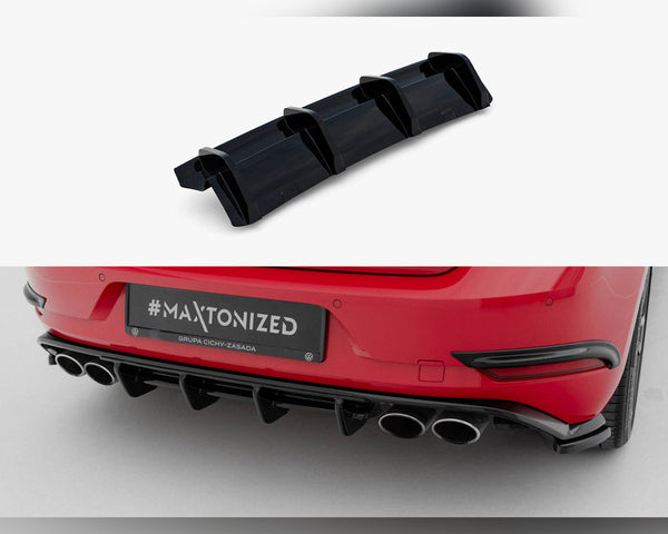 vw golf r hatchback mk7 facelift maxton rear diffuser