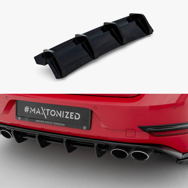 VW - Golf R Hatchback MK7 Facelift: Maxton Rear Diffuser