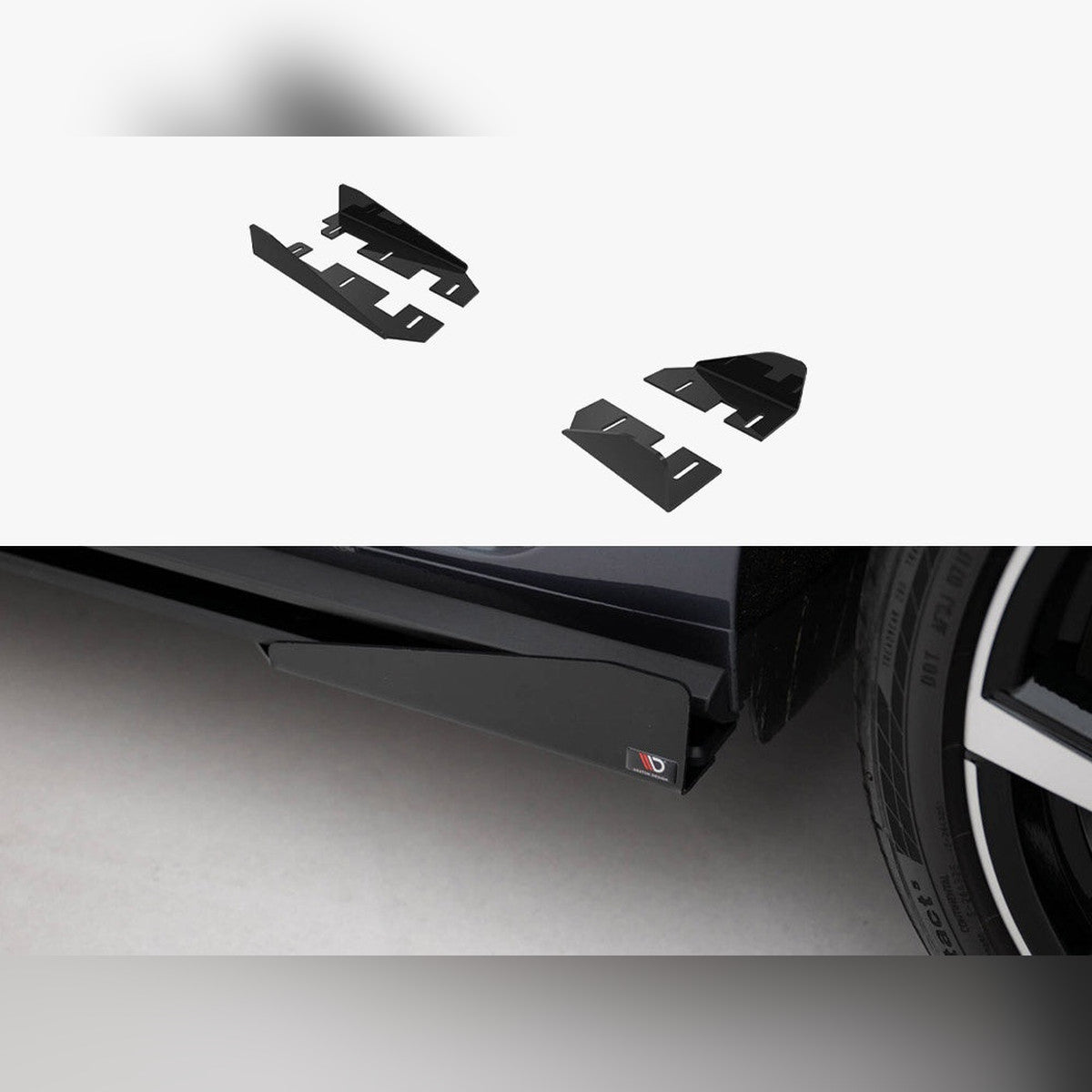 vw polo gti mk6 facelift maxton side flaps