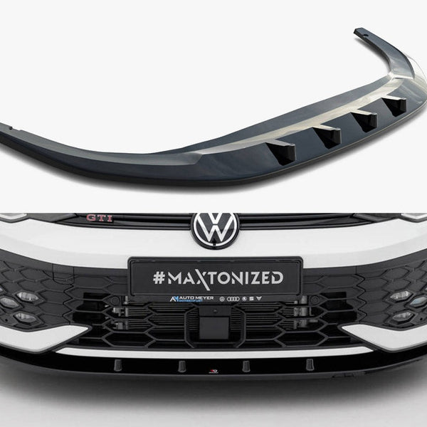VW - Golf GTI / GTE / R Line MK8 Facelift: Maxton Front Splitter V1