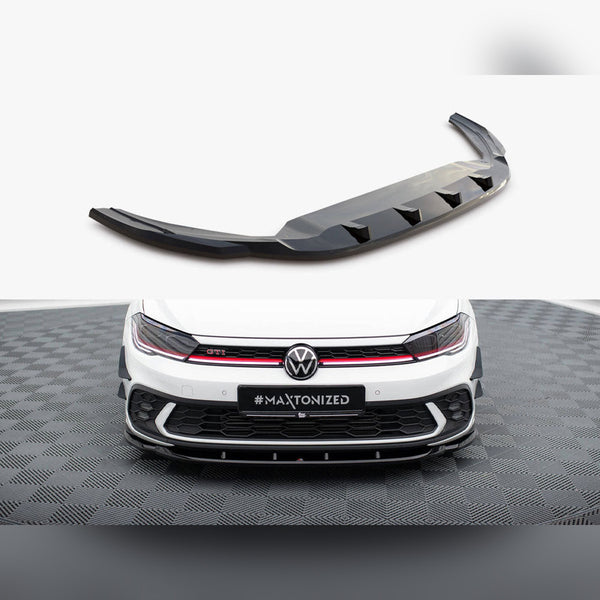 vw polo gti mk6 facelift maxton front splitter v1