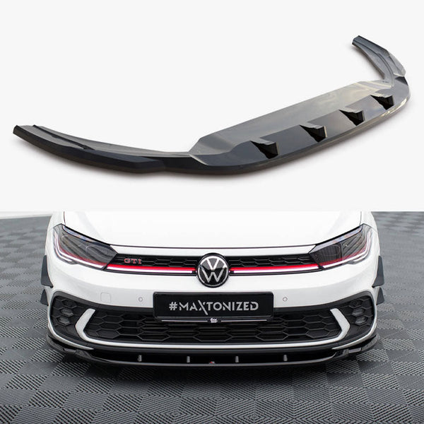 VW - Polo GTI MK6 Facelift: Maxton Front Splitter V1
