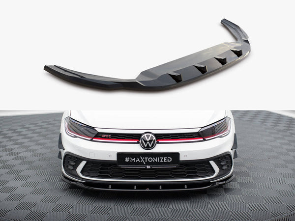 VW - Polo GTI MK6 Facelift: Maxton Front Splitter V1