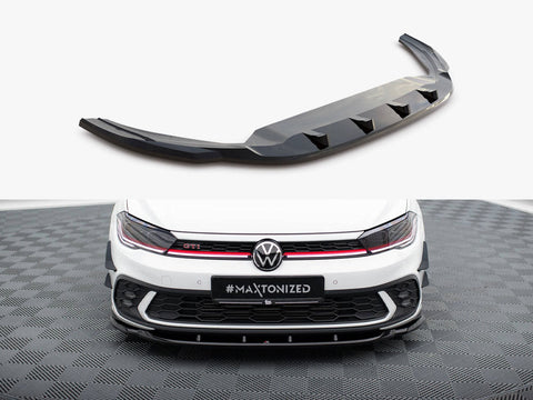 VW - Polo GTI MK6 Facelift: Maxton Front Splitter V1