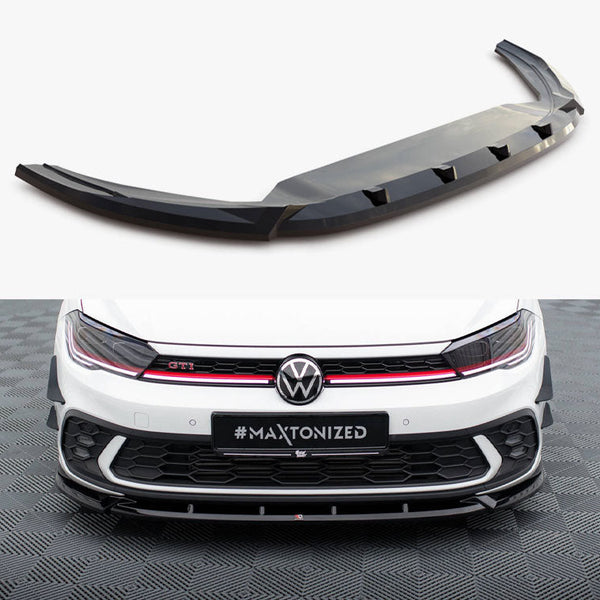 VW - Polo GTI MK6 Facelift: Maxton Front Splitter V2
