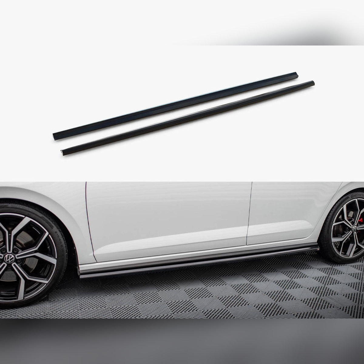 vw polo gti mk6 facelift maxton side skirts