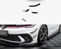vw polo gti mk6 facelift maxton front bumper wings canards