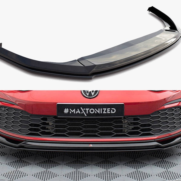 VW - Golf GTI / GTE / GTD / R Line MK8: Maxton Front Splitter V6