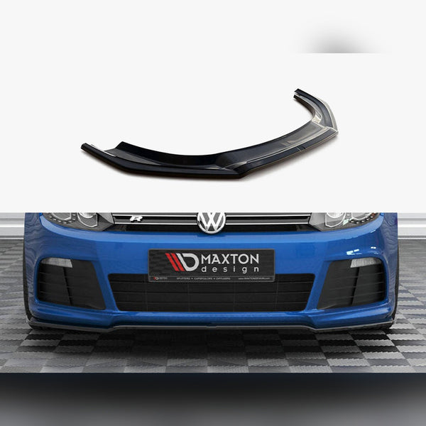 vw golf r mk6 maxton front splitter v2