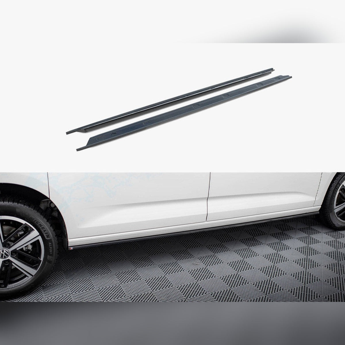 vw caddy maxi mk5 maxton side skirts