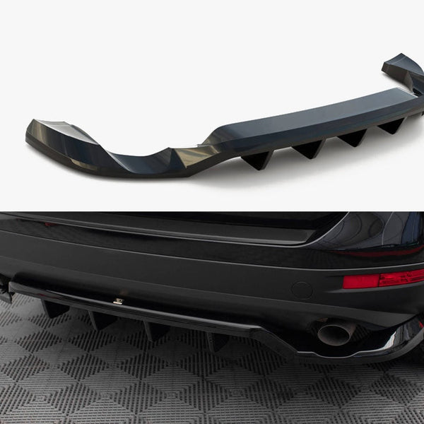 VW - Touareg MK2: Maxton Rear Splitter (Vertical Bars)
