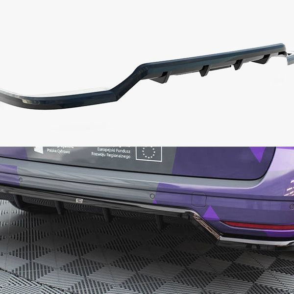 VW - Multivan T7: Maxton Rear Splitter (Vertical Bars)