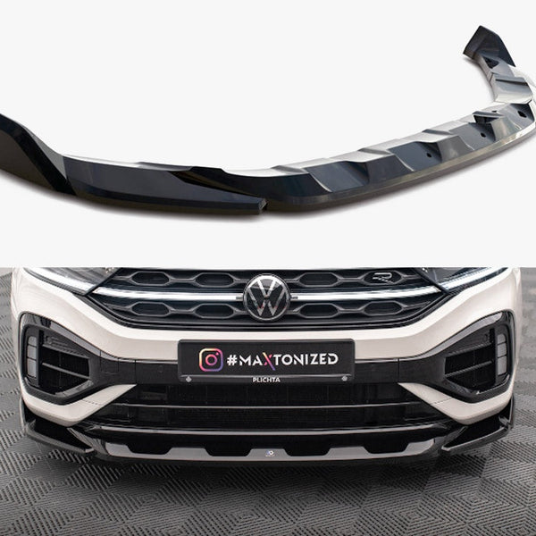 VW - T-Roc R / R Line MK1 Facelift: Maxton Front Splitter V2