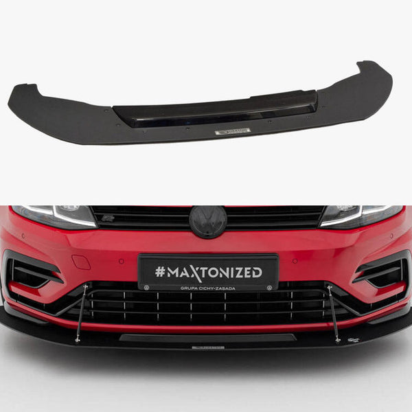 VW - Golf 7 R / R Line Facelift: Maxton Hybrid Front Racing Splitter