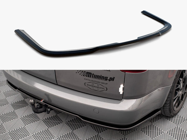 VW - Caddy Long MK3 Facelift: Maxton Central Rear Splitter