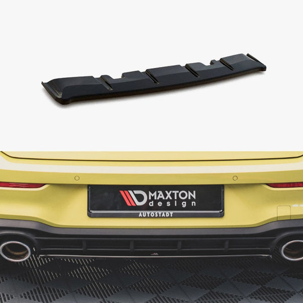 VW - Golf 8 GTI Clubsport (2020-): Maxton Central Rear Splitter
