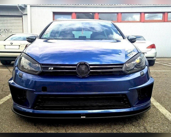 vw golf mk6 with r400 bumper 2008 2012 maxton front splitter