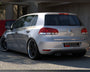 vw golf vi with 1 exhaust hole maxton rear diffuser