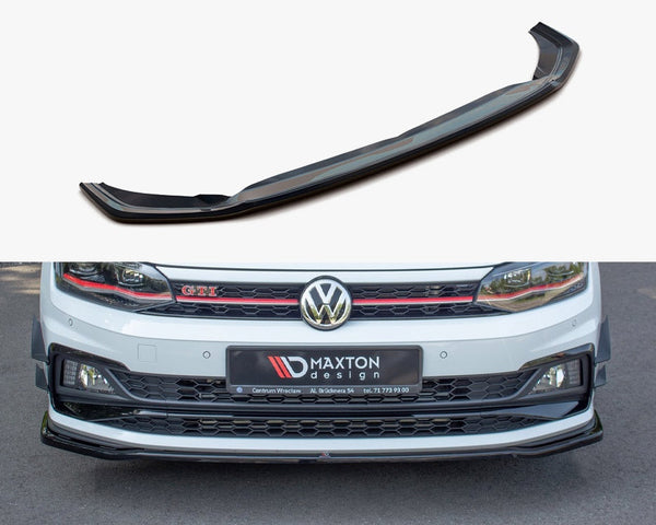 VW - Polo GTI / R Line MK6: Maxton Front Splitter V2