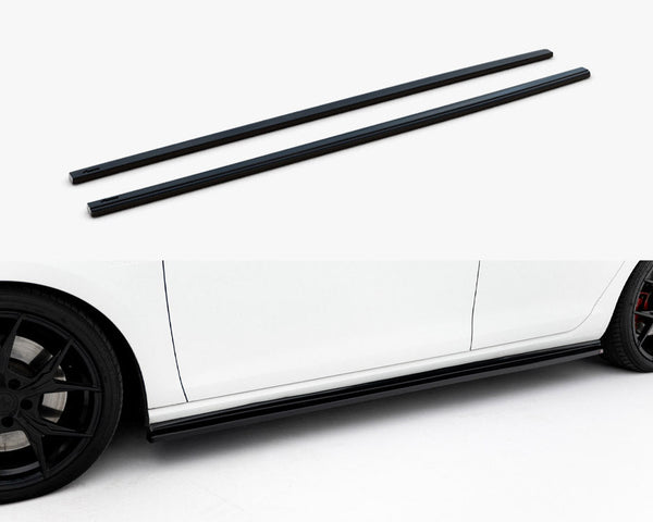 VW - Golf GTI / GTD MK7 / MK7 Facelift (narrow): Maxton Side Skirts V2