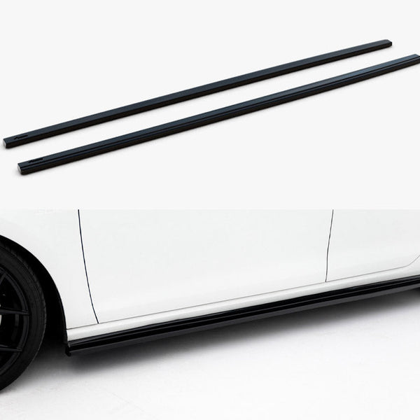 VW - Golf GTI / GTD MK7 / MK7 Facelift (narrow): Maxton Side Skirts V2
