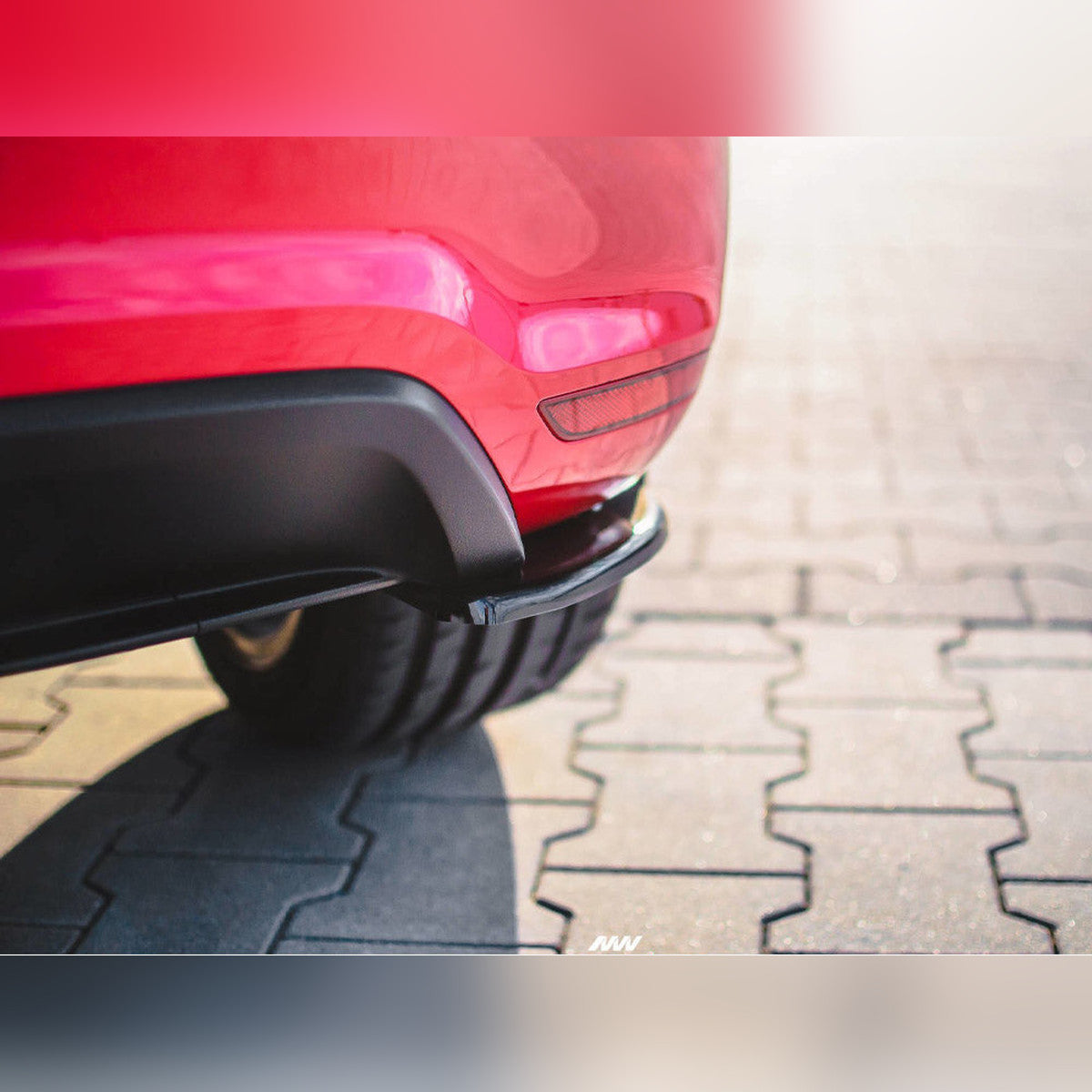 vw polo gti mk5 maxton rear side splitters