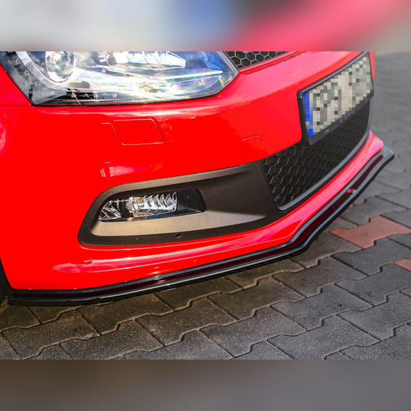 vw polo gti mk5 maxton front splitter v2