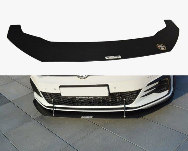 VW - Golf GTI / GTD MK7 Facelift: Maxton Front Racing Splitter V1