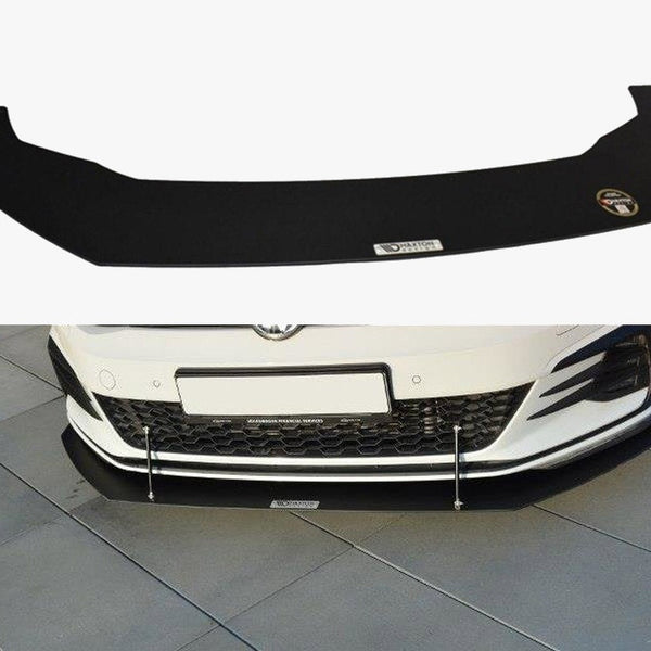 VW - Golf GTI / GTD MK7 Facelift: Maxton Front Racing Splitter V1